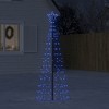 vidaXL LED Christmas Tree with Stakes Xmas Holiday Ornament Decoration 220 LEDs - 2 of 4