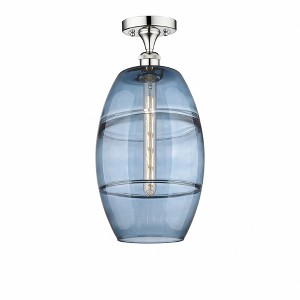 Vaz - 1 Light Semi-Flush Mount In Industrial Style-18.63 Inches Tall and 10 Inches Wide - 1 of 1