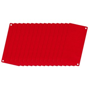 Unique Bargains DIY Laser Printing Office Engraving Aluminium Blank Cards 15 Pcs - 1 of 4