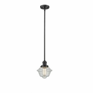 Oxford - 1 Light Stem Hung Mini Pendant In Traditional Style-8 Inches Tall and 7.5 Inches Wide - 1 of 1