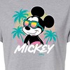 Women's - Disney - Mickey Sunset Shades Cropped Graphic T-Shirt - 2 of 4