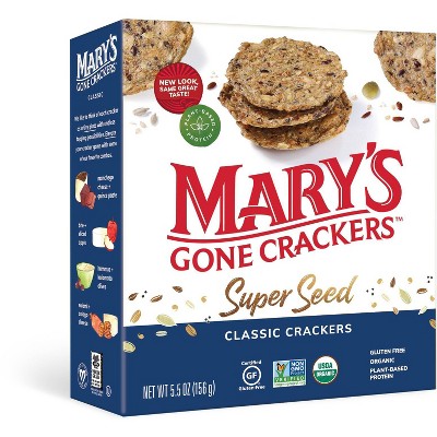 Mary's Gone Crackers Super Seed Organic Crackers - 5.5oz