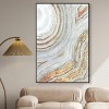 Art Remedy White Gold Boho Neutral Abstract Wall Art Framed - 4 of 4
