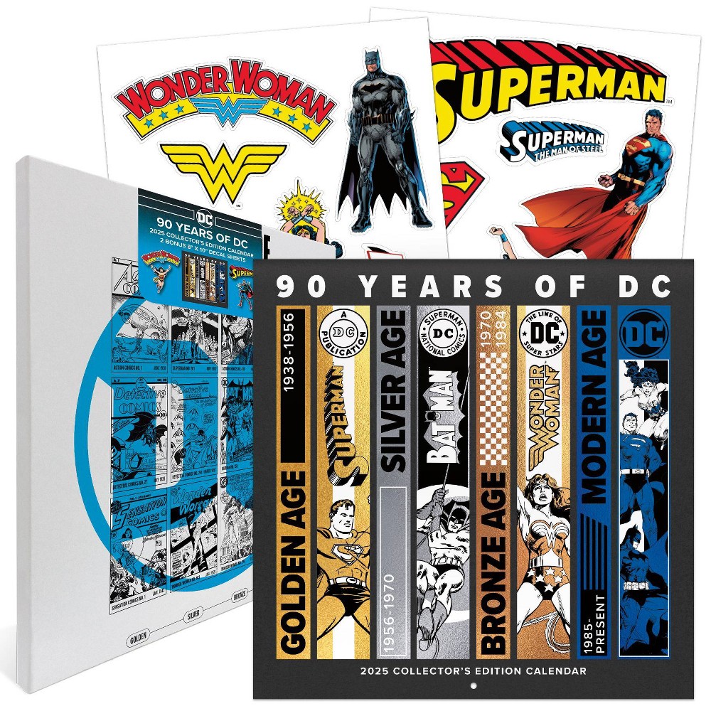 Photos - Planner Trends International  DC Comics 90th Anniversary Collector's Edition C 2025