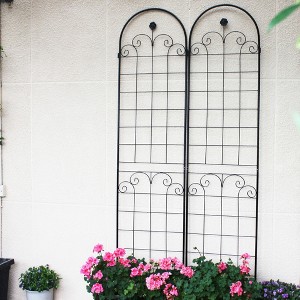 NicBex Metal Plant Stakes for Indoor Plants, Garden Bed with Trellis Rustproof Beans Trellis for Garden - 1 of 4