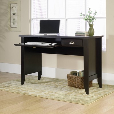 Jamocha Wood Computer Desk with Drawer and Keyboard Tray