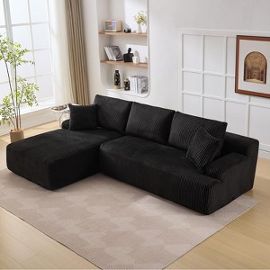 106" Modular Sectional Couch with L-Shape Left Chaise, Modern Boneless Couches for Living Room, No Assembly Required - 1 of 4