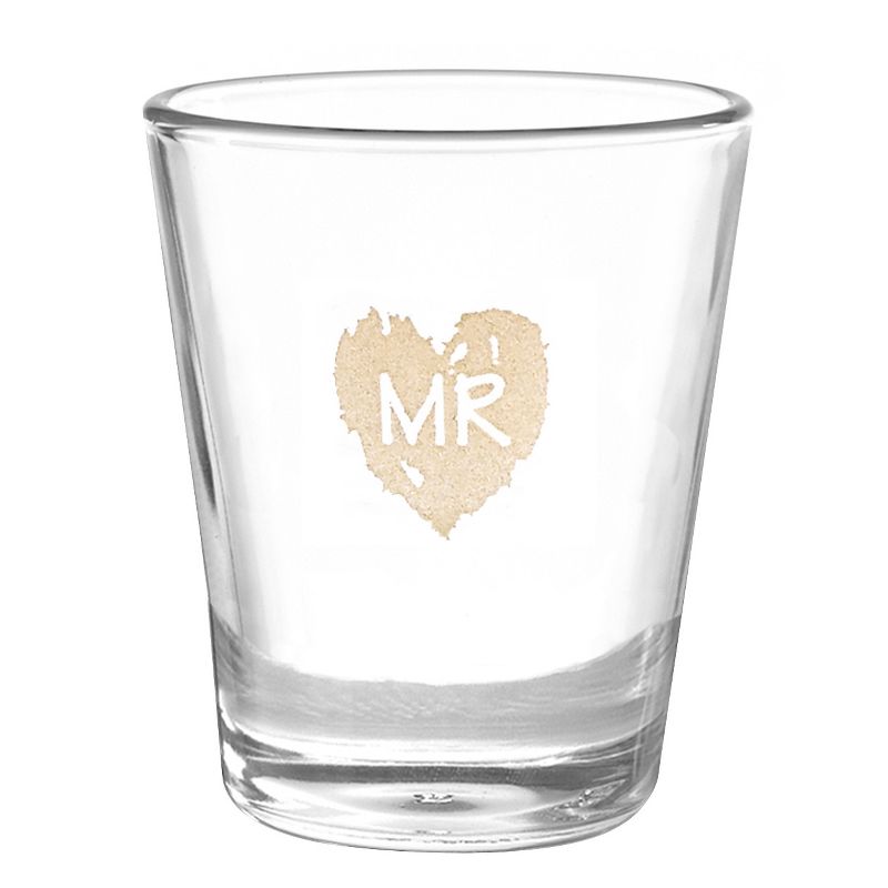 Mr & Mrs Shot Glass Drinkware, 1 of 2