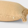 Oversized Woven Striped Lumbar Throw Pillow Neutral/Cream - Threshold™ designed with Studio McGee: Cotton Fabric, Indoor Use - image 4 of 4