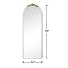 PexFix67"x24"Aluminum alloy side arched full length mirrorr-With Stand - 3 of 4