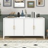 Bella Depot 63.1‘’W Accent Storage Cabinet Sideboard Wooden Cabinet with Metal Handles for Hallway, Entryway, Living Room - 2 of 4