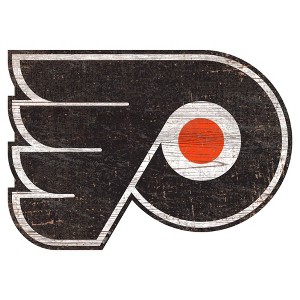 NHL Philadelphia Flyers Distressed Logo Cutout Sign - 1 of 1