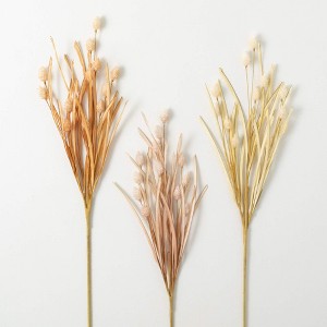 28"H Sullivans Artificial Wild Pod Grass Fall Bush Set of 3, Multicolor, Indoor Fall Decor - 1 of 3
