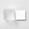 4"W X 4"D X 8"H Plastic Food Storage Container Clear - Brightroom™ - image 3 of 4