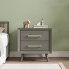 Child Craft Cranbrook 2 Drawer Nightstand for Nursery or Bedroom, Large Storage Drawers, Made of Sturdy Pinewood, Non-Toxic, Baby Safe Finish - 2 of 4
