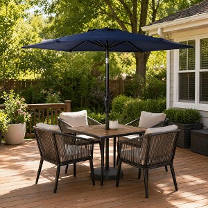 cheap patio umbrellas with base Yaheetech Umbrella and functionality for any outdoor living space like garden 10FT Patio Umbrella, Outdoor Market
