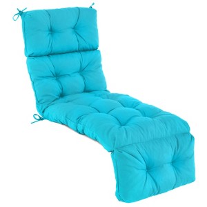 Costway 73'' Lounge Chaise Cushion Padded Recliner Cushion Indoor Outdoor Navy/Orange/Black/Dark Orange/Beige/Gray/Brown - 1 of 4