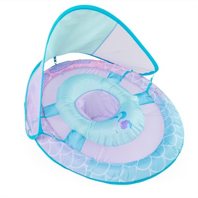 Swimways Sun Canopy Spring Float With Hyper flate Valve Mermaid Target