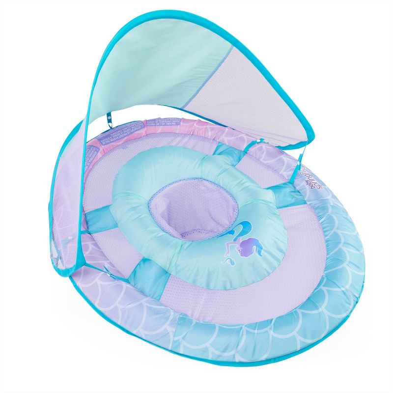 Swimways Sun Canopy Spring Float with Hyper-Flate Valve -  Mermaid, 1 of 12