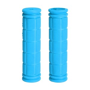 Unique Bargains Rubber Non-Slip Mushroom Bike Fit 7/8" Handlebar Grips 4.53" 2 Pairs - 1 of 4