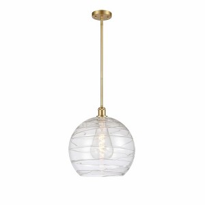 Athens Deco Swirl - 1 Light Pendant In Industrial Style-14.88 Inches Tall and 13.75 Inches Wide - 1 of 1