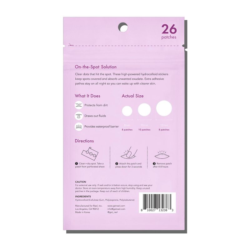Rael Beauty Miracle Pimple Patch Overnight Spot Cover for Acne, 2 of 9