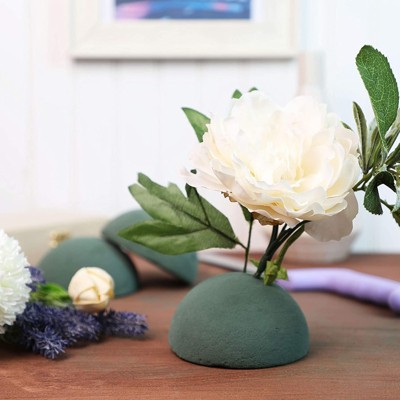 Bright Creations 2 Piece Round Foam Half Balls For Flowers Crafts