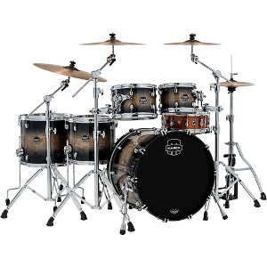 Mapex Saturn VI Studioease 5-Piece Shell Pack with 22" Bass Drum Black Ink Burst - 1 of 3