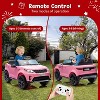 Electric Ride-On Car for Kids, 2-Seater Toddler Vehicle with Parental Remote Control, Music, LED Lights, Battery-Powered Ride-On Toy - 2 of 4
