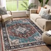 Vintage Area Rug, Large Washable Non-Shedding Boho Carpet for Living Room Bedroom, Soft Floor Rug for Office Nursery Home Decor - 2 of 4
