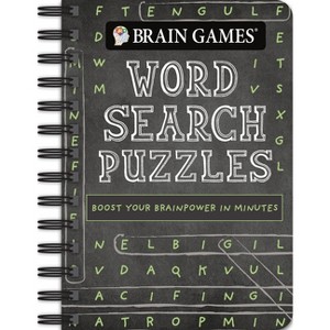 Brain Games - To Go - Word Search Puzzles (Chalkboard) - by  Publications International Ltd & Brain Games (Spiral Bound) - 1 of 1