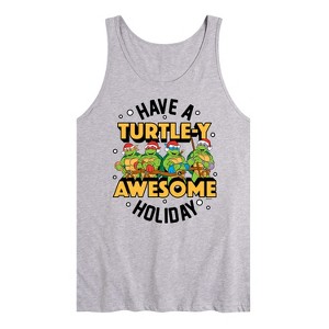 Men's - Teenage Mutant Ninja Turtles - Turtley Awesome Group Graphic Tank Top - 1 of 2