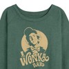 Women's - Wonka - Wonka Bar Lightweight French Terry Wide Neck Long Sleeve Shirt - 2 of 4