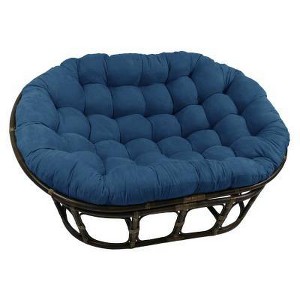 63"x45" Double Papasan with Micro Suede Cushion - International Caravan - 1 of 3