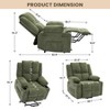Oversized Lift Recliner Chair for Elderly with Massage and Lumbar Heating,150¡ãAdjustable Lay Flat Lift Chair Recliner Chairs for Living Room - 2 of 4