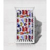 Bacati - Transportation Blue Red Navy Green Orange 100 percent Cotton Universal Baby US Standard Crib or Toddler Bed Fitted Sheet - 4 of 4