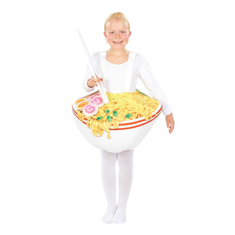 Orion Costumes Ramen Bowl Child Costume with Pullover Tunic and Chopsticks | 8-10 Years, 1 of 5