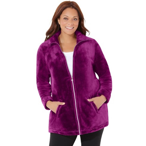 Plus size fleece jacket 4x best sale