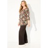 Catherines Women's Plus Size Ponte Wide Leg Pant - 3 of 3