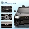 24V Licensed Chevrolet Blazer 2-Seater Kids Ride On SUV, Electric Car w/Remote, 3 Speeds, Music, LED Lights, Suspension - 2 of 4