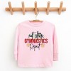 The Juniper Shop Eat Sleep Gymnastics Repeat Youth Long Sleeve Tee - 2 of 4
