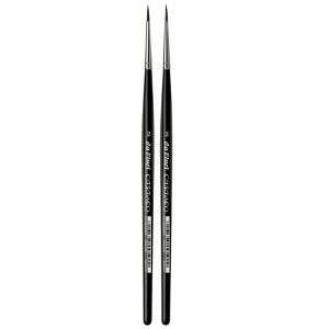 da Vinci CASANEO Silkpainting & Wash, Extra Soft Synthetic, Watercolor & Acrylic, Round, Series 5598, Size 2, Pack of 2 - 1 of 3