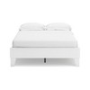 Signature Design by Ashley Socalle Full Platform Bed in Matte White Finish - 3 of 4