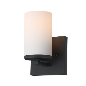 Maxim Lighting Lateral 1 - Light Wall Light in  Black - 1 of 2