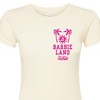 Women's - Barbie - Barbie Land Palm Trees & Sun Fitted Graphic T-Shirt - 2 of 3
