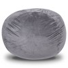 NicBex Velvet Bean Bag Chair,5 Ft Plush Floor Chair for Kids and Adults with Washable Cover,Filled with Shredded and Memory Foam - 2 of 4