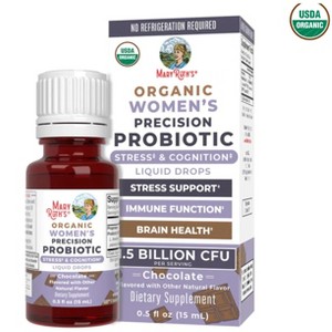 MaryRuth's Organic Women's Precision Probiotic Stress & Cognition Liquid Drops - 1 of 4