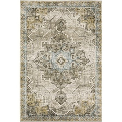 Oriental Weavers Venice 1104W Grey/ Blue Indoor Area Rug - 6'7" x 9'2"