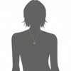 Filled Oval Diamond Locket Necklace, Simple, Fashionable and Exquisite, Suitable for Women's Daily Wear - 3 of 4