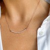 Adornia Rose Gold 2-PIECE Curved Bar Necklace HOLIDAY Set. - 3 of 4